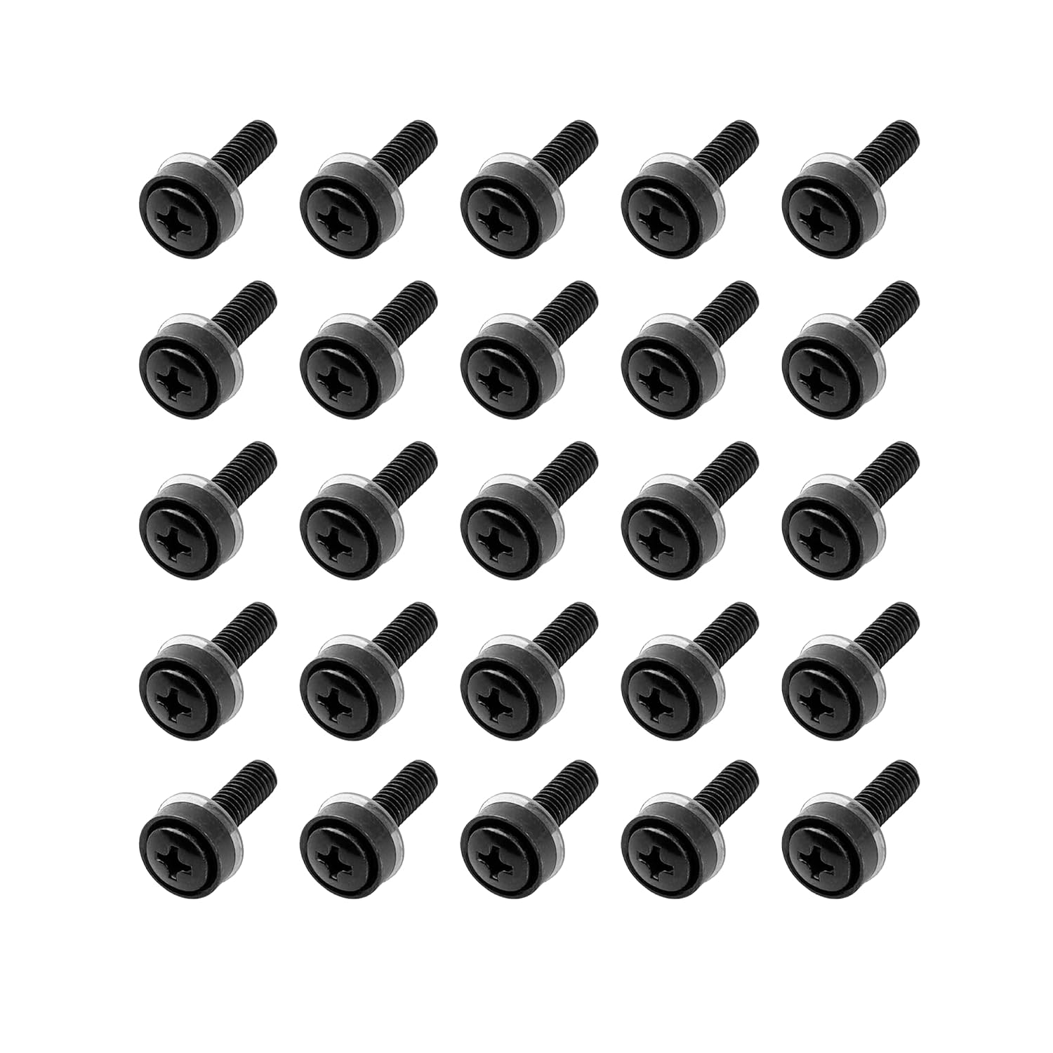 Gator 25 Pack of #10 32 x 3/4 Inch Rack Screws for Equipment Mounting ...
