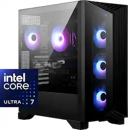 MSI - Aegis R2 AI Gaming Desktop - Intel Ultra 7 265 2025 - 32GB Memory - NVIDIA GeForce RTX 5060Ti 16GB - 2TB Storage - Black