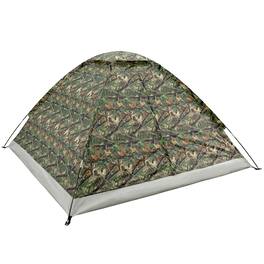 Wakeman Outdoors - 3 Person Camping Tent with Rain Fly and Carrying Bag, Camo - Camouflage