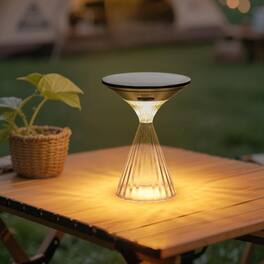 Dazzling Pops - LUTEC Cordless Table Lamp Solar Table Light Waterproof Outdoor Indoor Light Solar Powered Battery Solar - Default