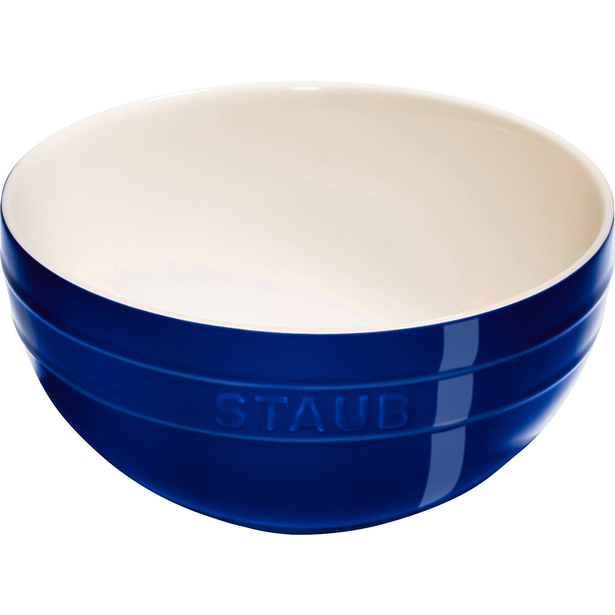 Alt View 3. Staub - Staub Ceramic 2-pc Nested Mixing Bowl Set - Dark Blue - Dark Blue.