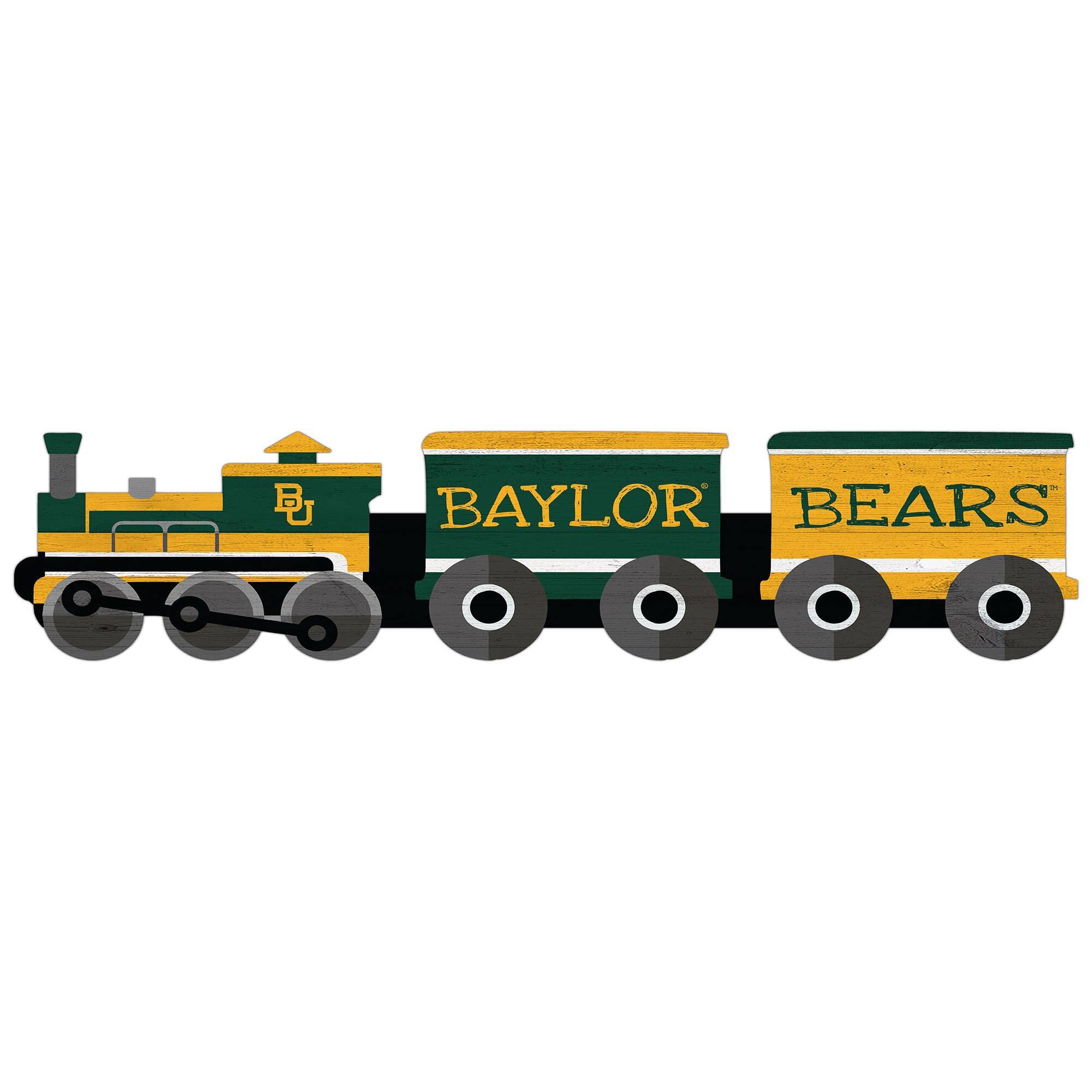 Baylor Bears 6'' x 24'' Train Cutout Sign
