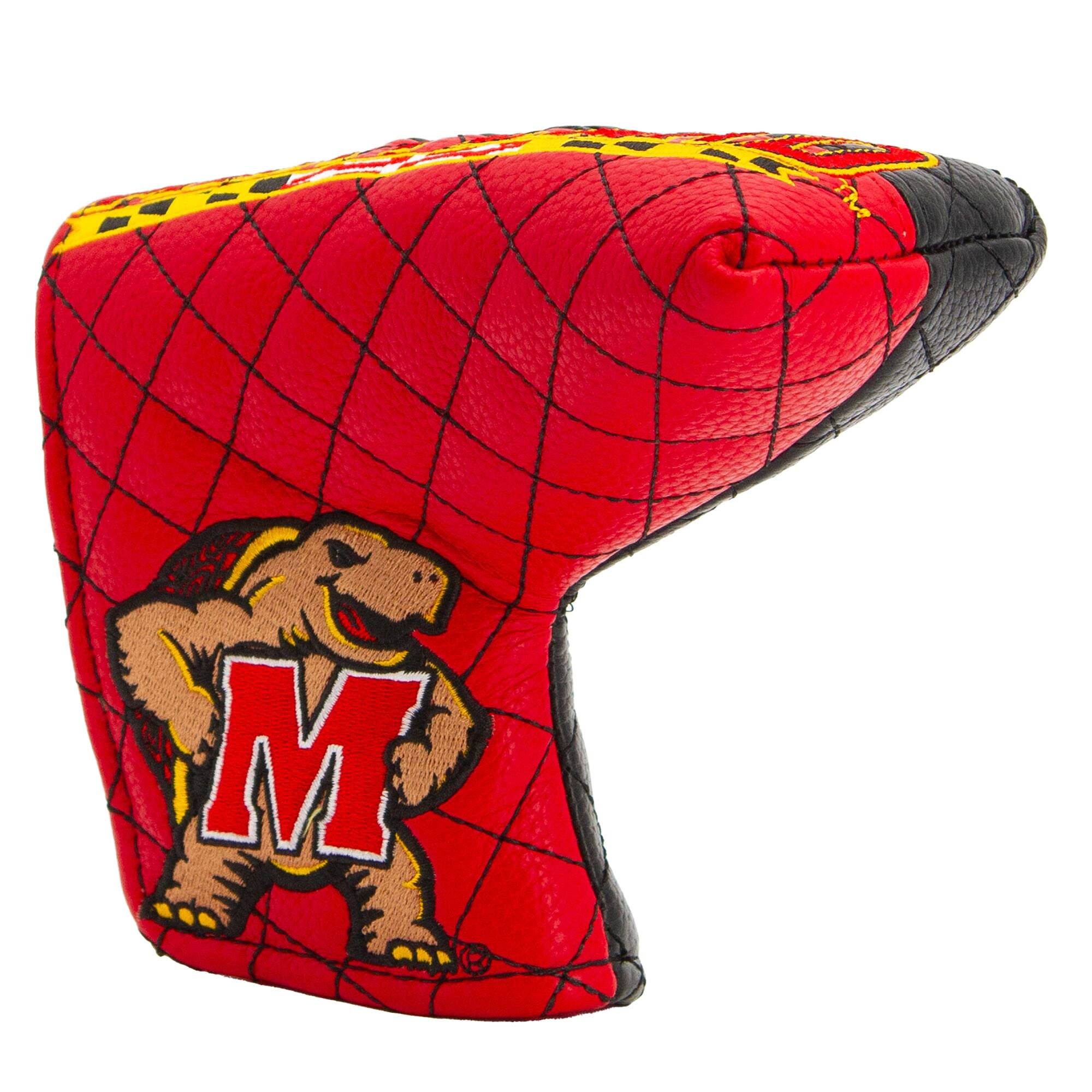 Alt View 2. Team Golf - Maryland Terrapins Quilted Blade Putter Cover - Multicolor.