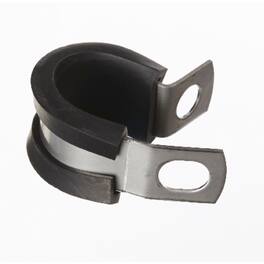Jandorf - 1/2 in. D Stainless Steel Cushion Clamp 2 pk
