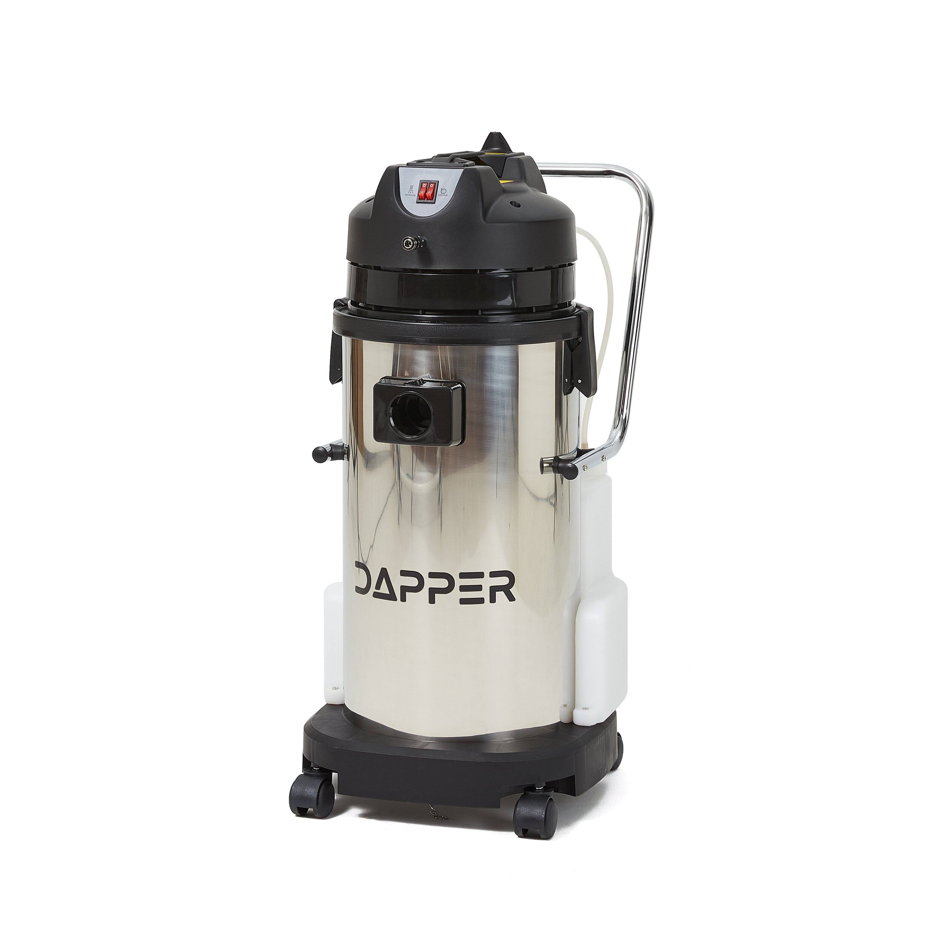 Alt View 7. Dapper Supply - Commercial 4-in-1 Wet/Dry Vacuum Carpet Extractor, 100 PSI, 2.6 Gal. Solution, 10.5 Gal. Recovery, 2-Year Warranty - Gray.