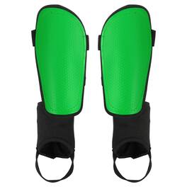 Unique Bargains - Soccer Shin Guards, Shin Pads EVA Cushion with Ankle Protection - For Youth Adults Women Men Football Training, M Size - Blue