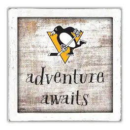 Fan Creations - Pittsburgh Penguins 14'' x 13'' Adventure Awaits Money Box - Multicolor