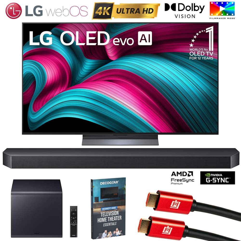 Bundle - LG - 55" C5 Series OLED evo 4K UHD webOS TV (2025) + Samsung HW-Q900H Q-Series Soundbar