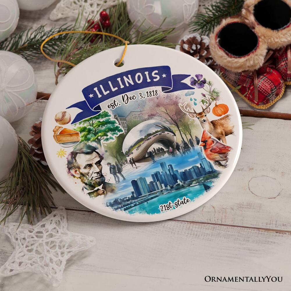 ILLINOIS  
est. Dec 3, 1818  
21st state  

ORNAMENTALLY YOU