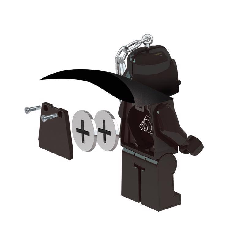 Alt View 4. LEGO - Star Wars Plastic Multicolored Darth Vader Keychain Light.