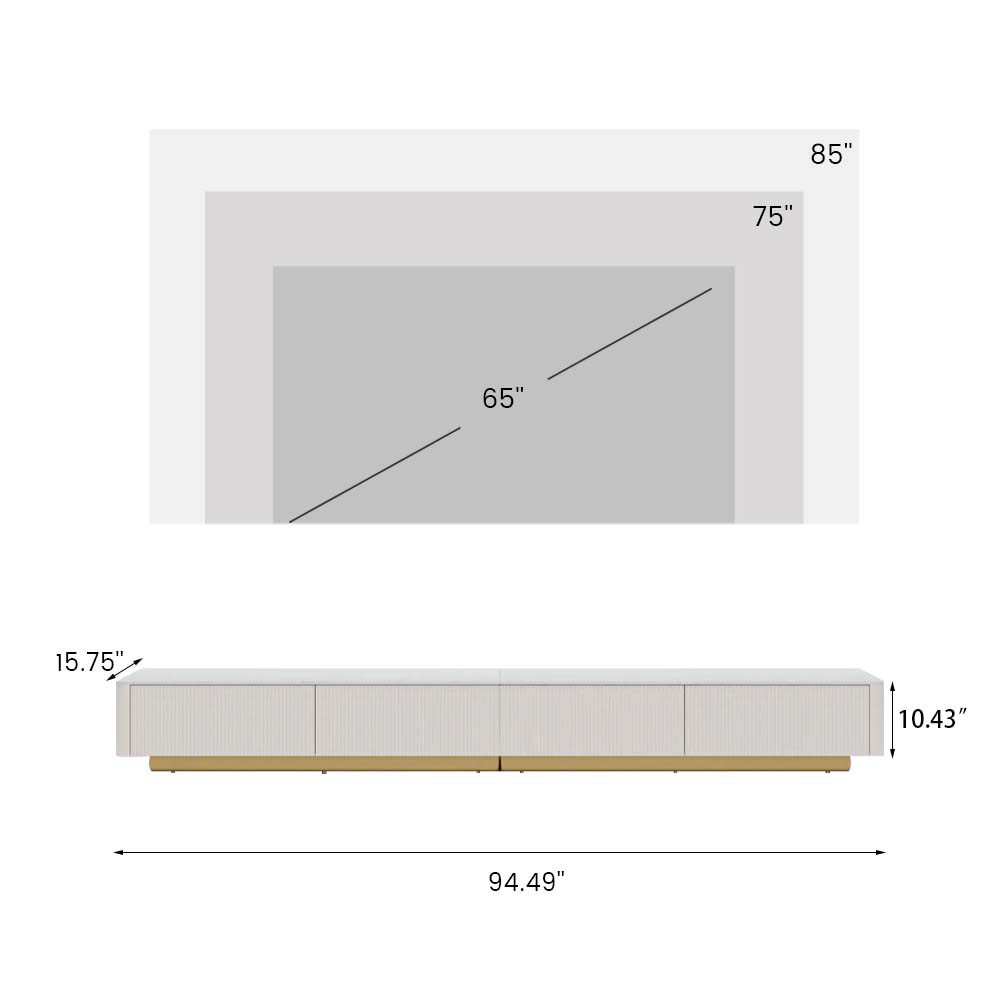 85"  
75"  
65"  
15.75"  
10.43"  
94.49"