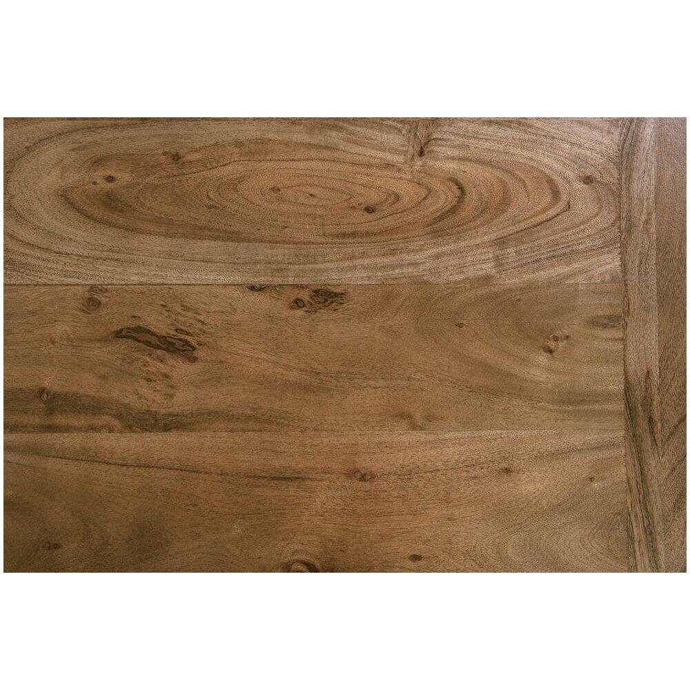 Alt View 1. Porter Designs - Ellipse Solid Acacia Wood Coffee Table - Brown.