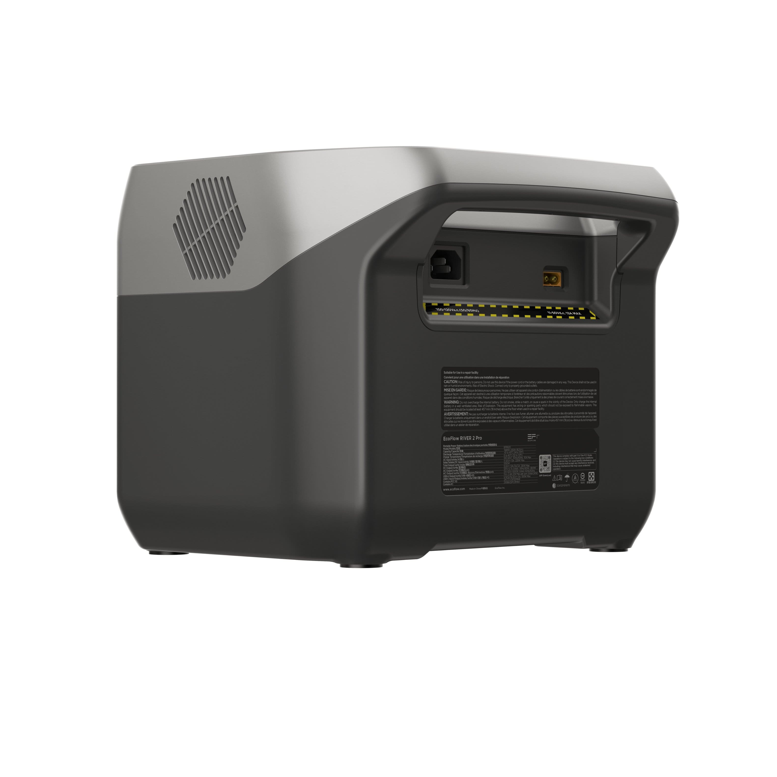 Alt View 13. EcoFlow - RIVER 2 PRO 768Wh Portable Power Station - Black.