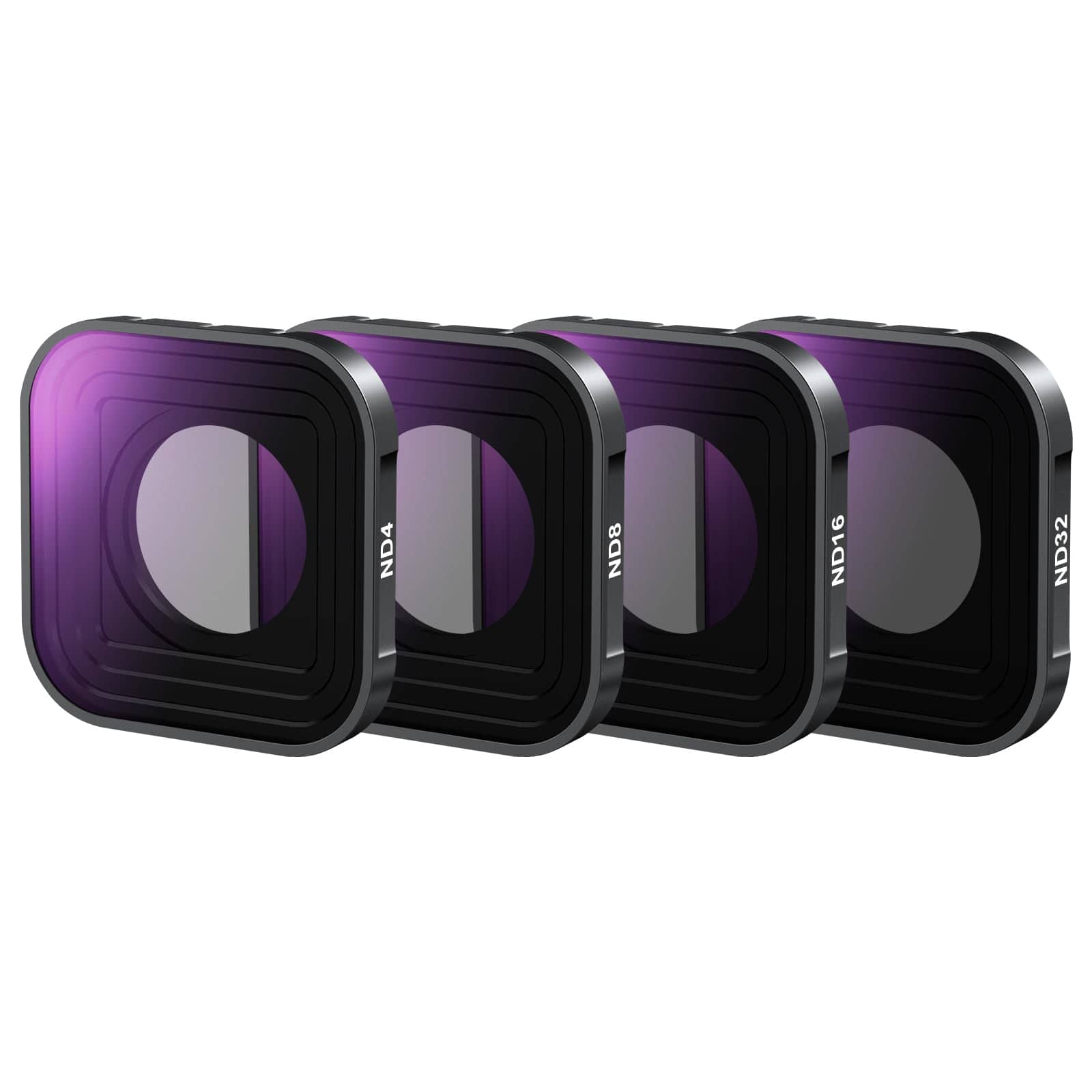 Neewer - ND Filter Set for GoPro Hero 13/12/11/10/9 - 4-Pack Slim HD Lens Kit for Action Camera