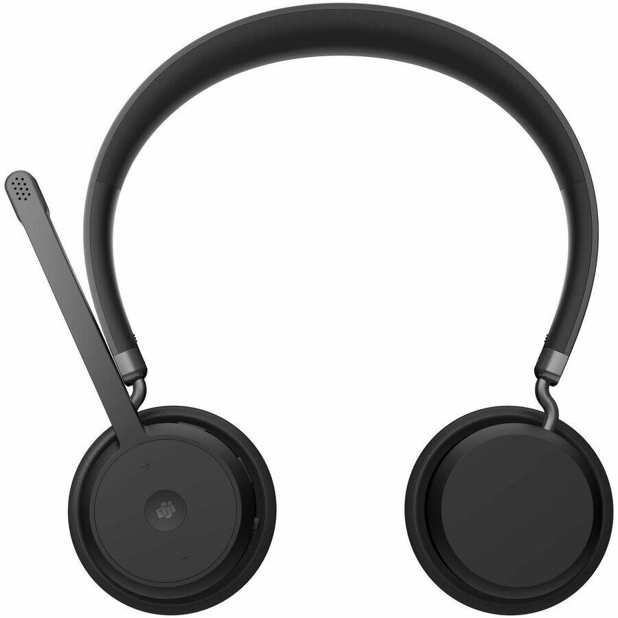 Alt View 5. Lenovo - Lenovo Wireless VoIP Headset - Microsoft Teams Certification - Stereo - Wireless - Bluetooth - Over-the-head, On-ear - Unknown.