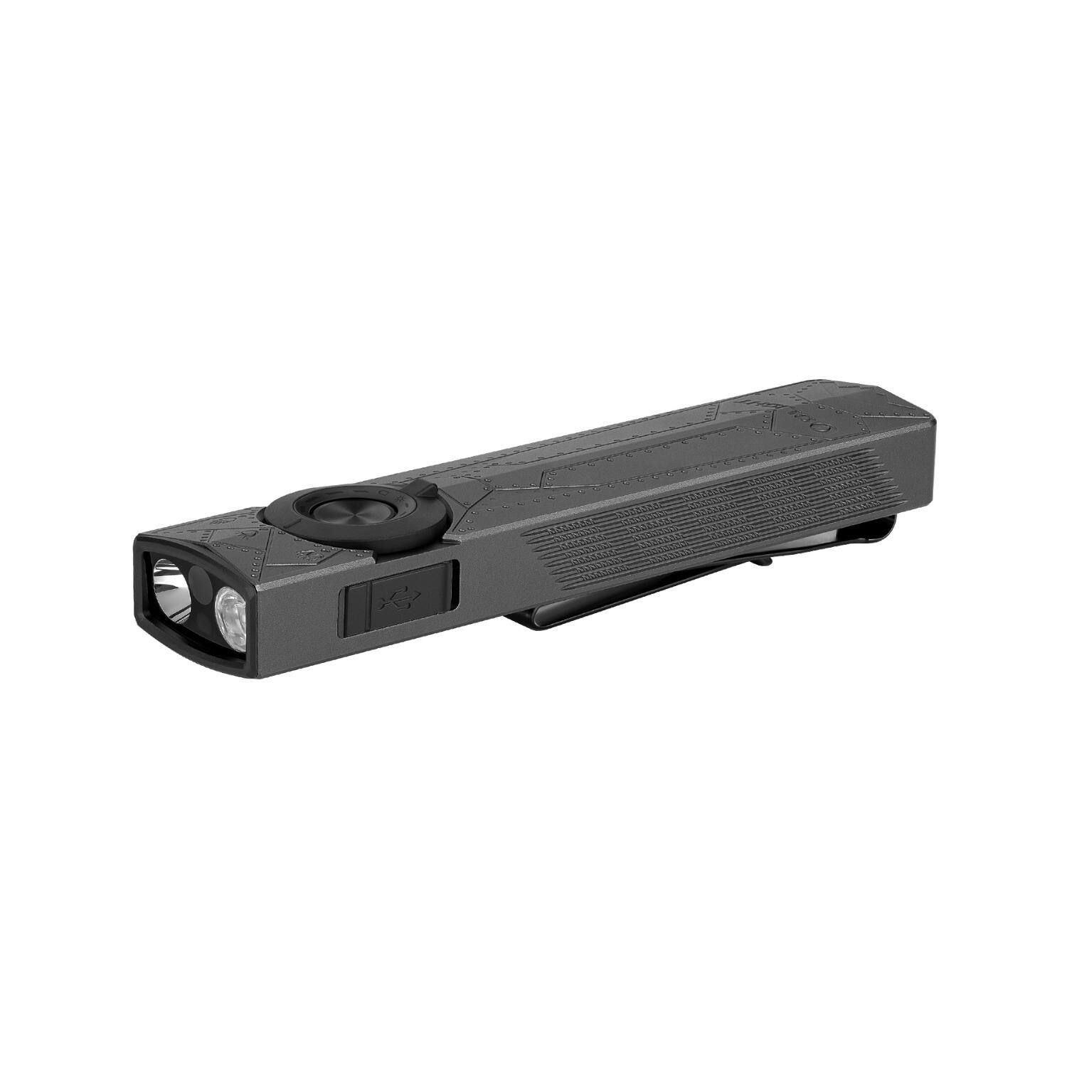 Back. OLIGHT - OLIGHT ArkPro EDC Flat Rechargeable Flashlight (Phantom Squadron CW) - Phantom Squadron.