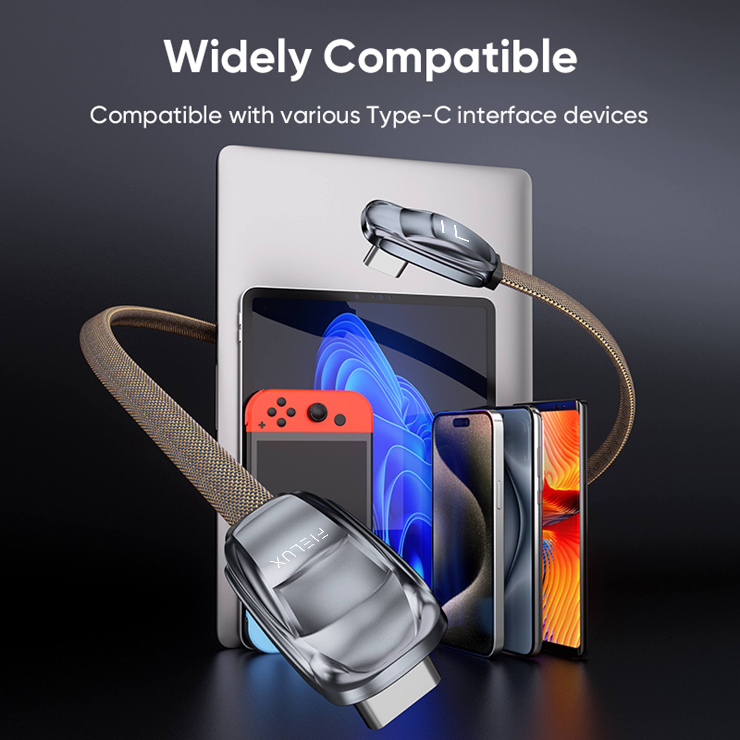 Widely Compatible  
Compatible with various Type-C interface devices