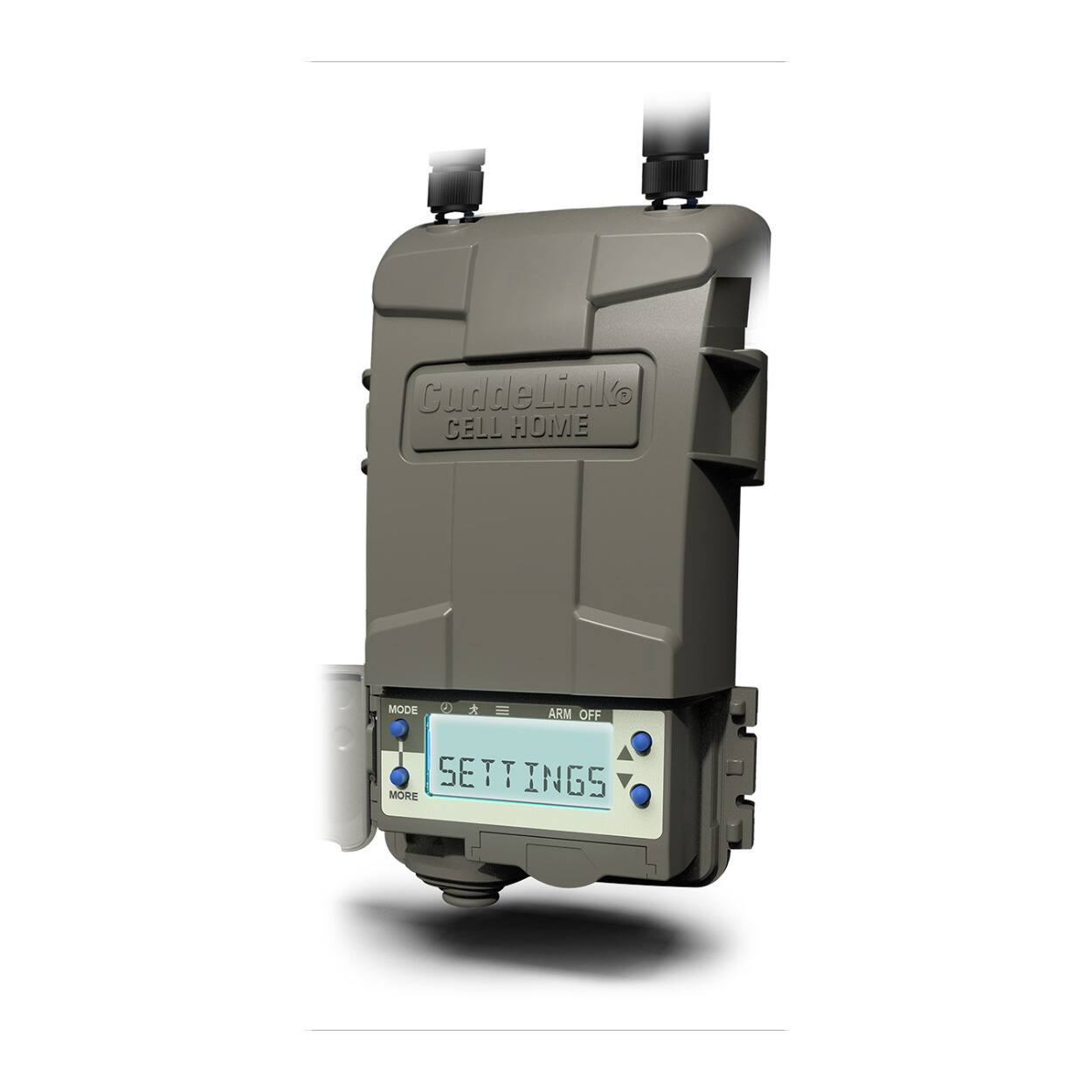 CuddeLink CELL HOME MODE  
t = ARM OFF  
SETTINGS  
MORE