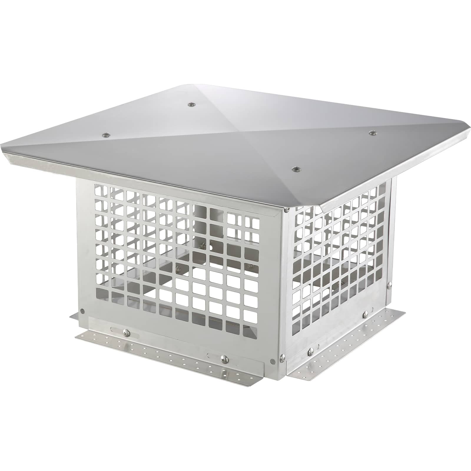 VEVOR - Chimney Cap, 12 x 12 inch, 304 Stainless Steel Fireplace Chimney Cover, Not Easily Toppled & Practical Accessories - Silver price history on PriceWatchPro