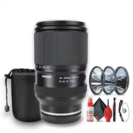 Tamron - 28-300mm f/4-7.1 Di III VC VXD Lens for Sony E Bundle - Black