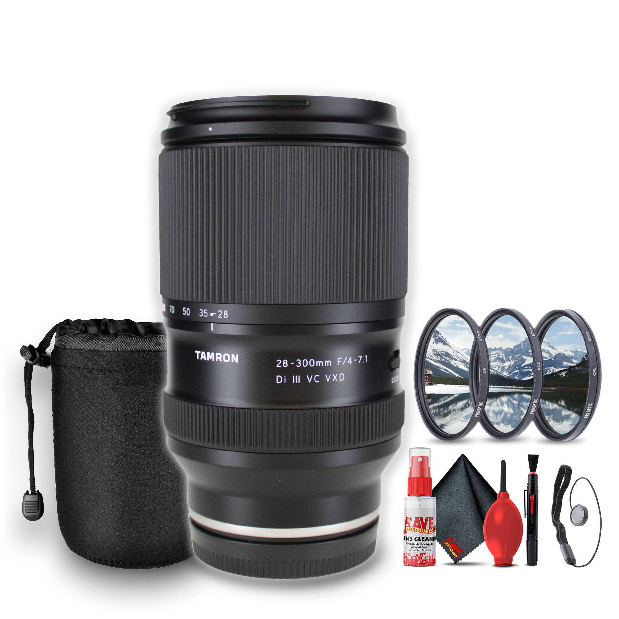 70 50 35-28 TAMRON  
28-300mm F/4-7.1 Di III VC VXD  
STAR UV PRO OPTIC  
enville con PROOPTIC  
orman CFL PRO OPSIC  
AVE LECTRONIO ENS CLEANE of whips  
- - Than SAVE - - -