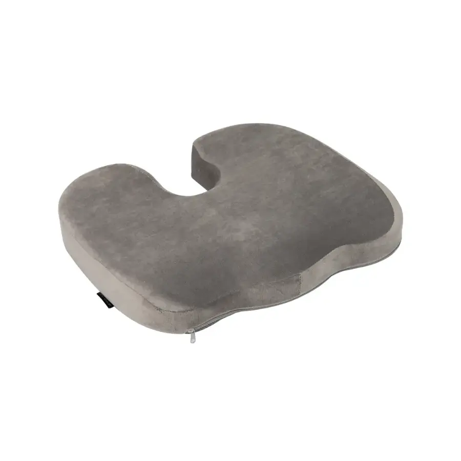 Alt View 17. Mind Reader - Office Chair Cushion, Ergonomic, Orthopedic, Portable, Car Seat, Memory Foam, 18"L x 13.5"W x 2.75"H - Gray.
