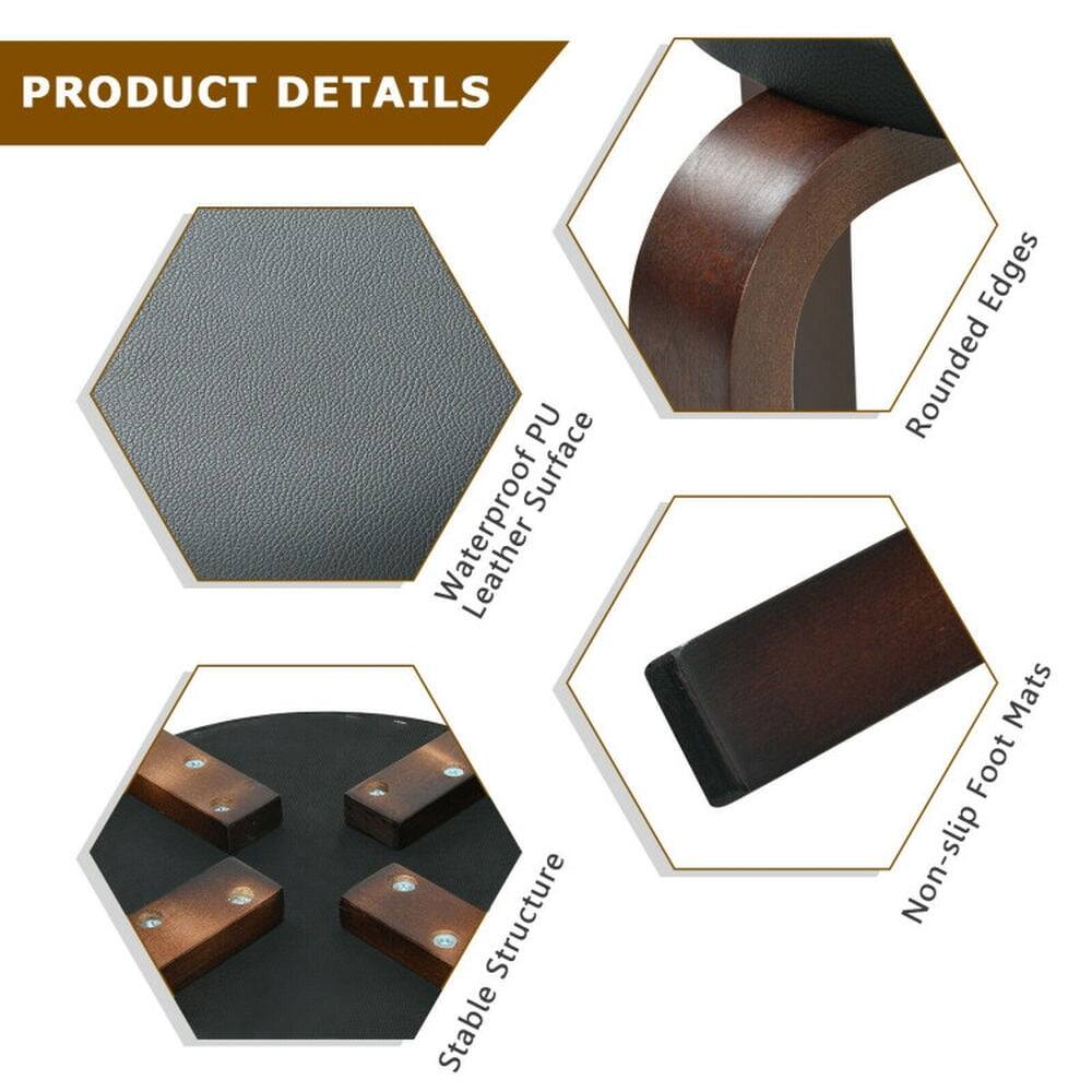 PRODUCT DETAILS

- Waterproof PU Leather Surface
- Rounded Edges
- Stable Structure
- Non-slip Foot Mats