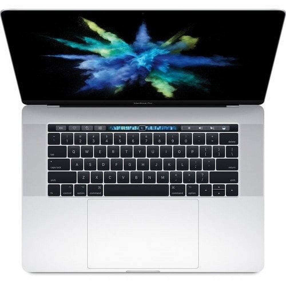 Front. Apple - Apple MacBook Pro 15-Inch "Core i7" 2.8 Touch/Mid-2017 SILVER 16GB - 256GB SSD - Silver.