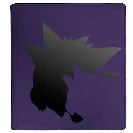 Front. Ultra PRO - Ultra PRO - Elite Gengar 12-Pocket Zippered PRO-Binder for Pokémon.