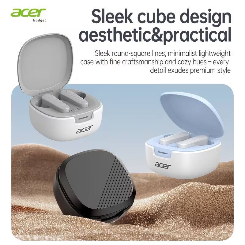 Acer Sleek cube Gadget design aesthetic & practical. Sleek round-square lines, minimalist lightweight case with fine craftsmanship and cozy hues – every detail exudes premium style.