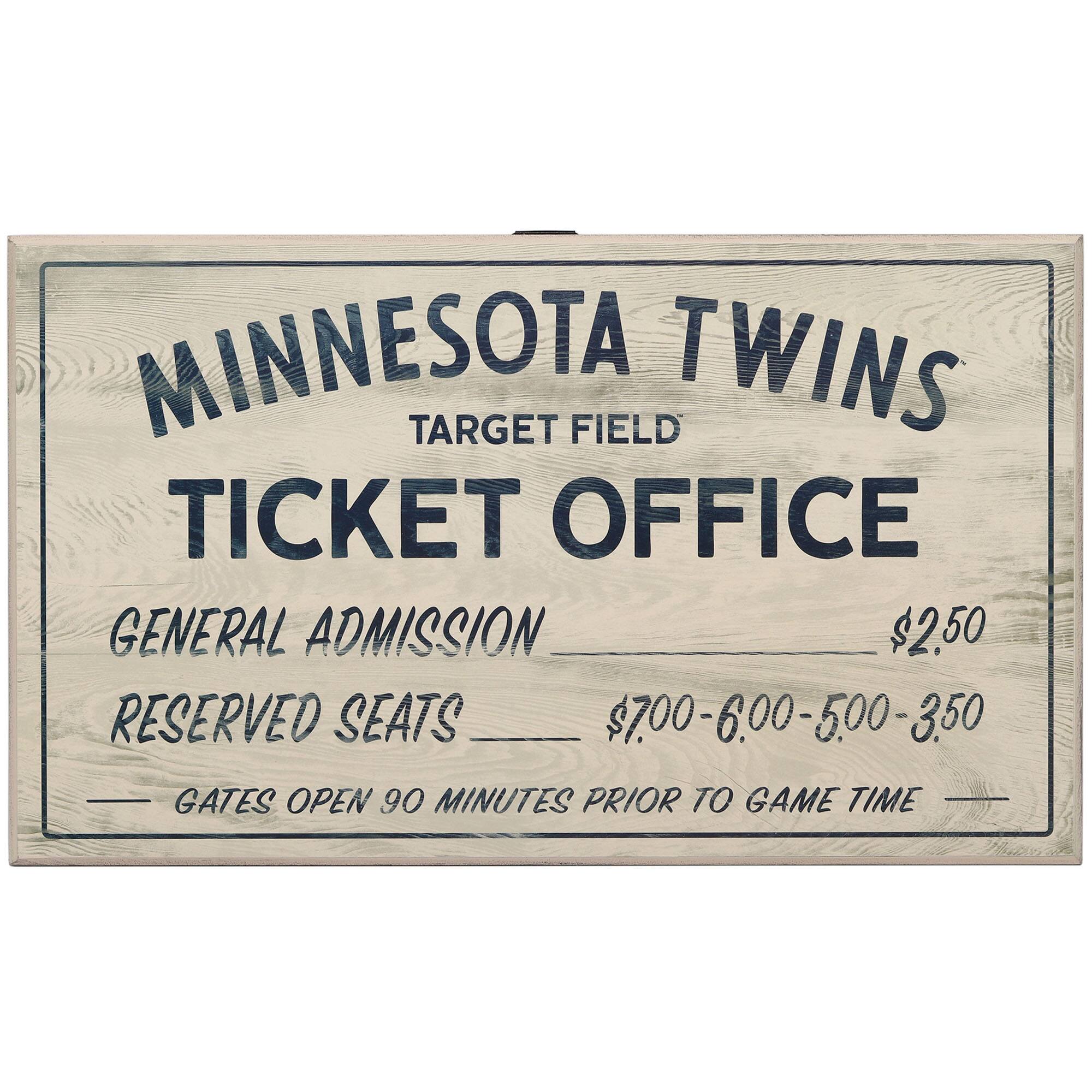 10" x 17" Ticket Office Wood Sign