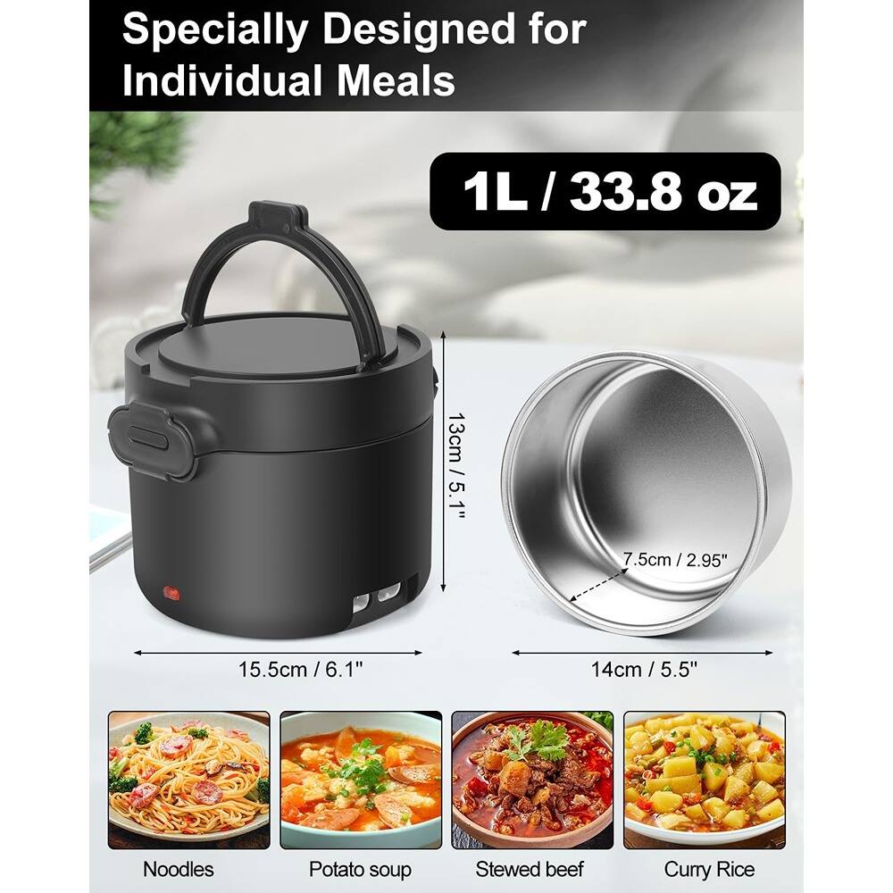 Specially Designed for Individual Meals

1L / 33.8 oz

13cm / 5.1"

7.5cm / 2.95"

15.5cm / 6.1"

14cm / 5.5"

Noodles

Potato soup

Stewed beef

Curry Rice