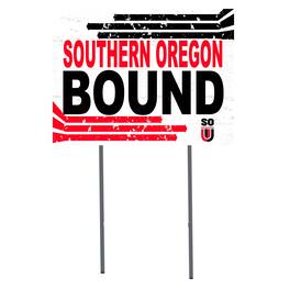 Jardine - Southern Oregon Raiders 18" x 24" Bound Yard Sign - White