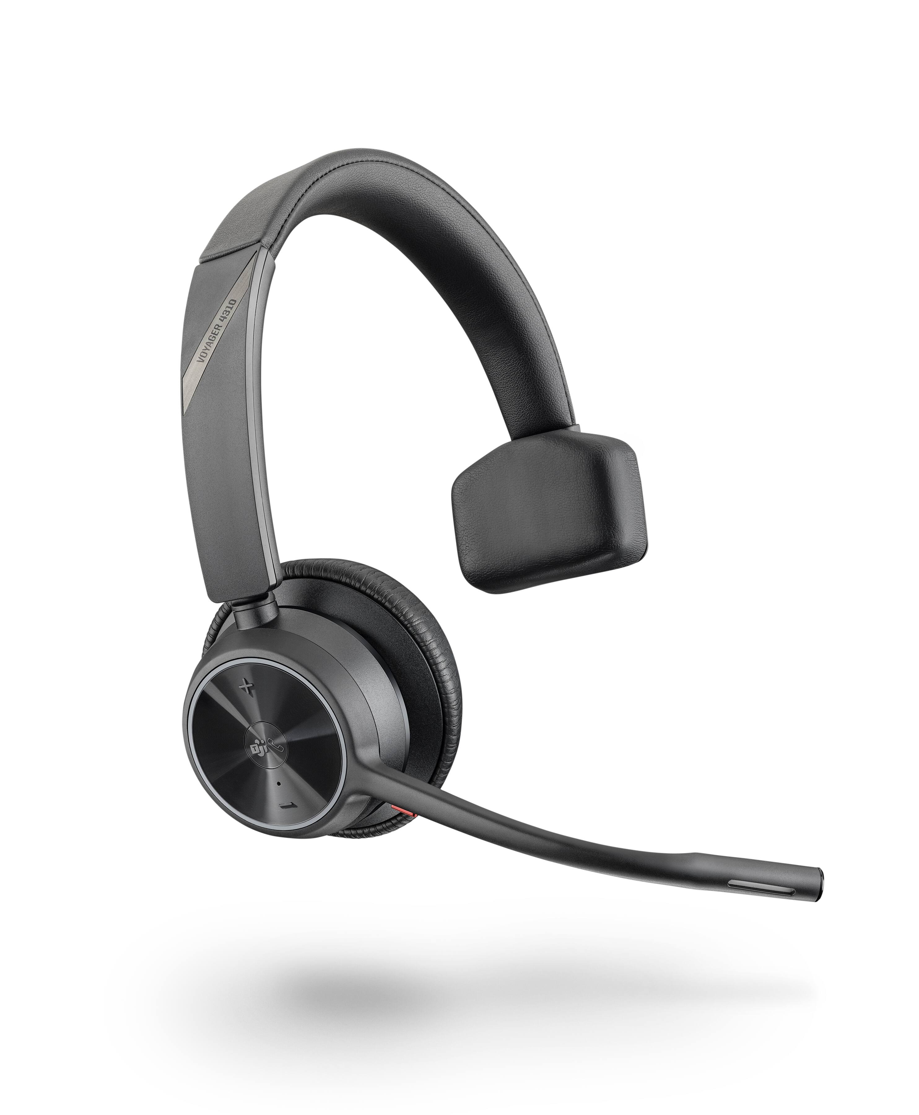 Angle Zoom. Poly - formerly Plantronics - Voyager 4310 Wireless Noise Cancelling Single Ear Headset with mic - Black.