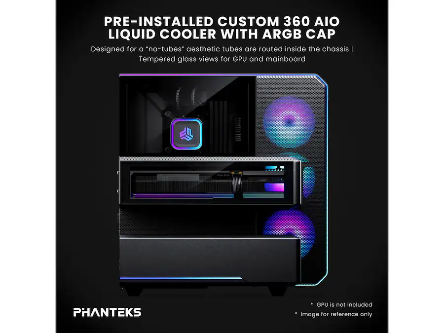 Rgb Led For Computer Case Phanteks EX5 PLUS, ATX Multi Chamber PC Case, 360 AIO Included, ARGB ...