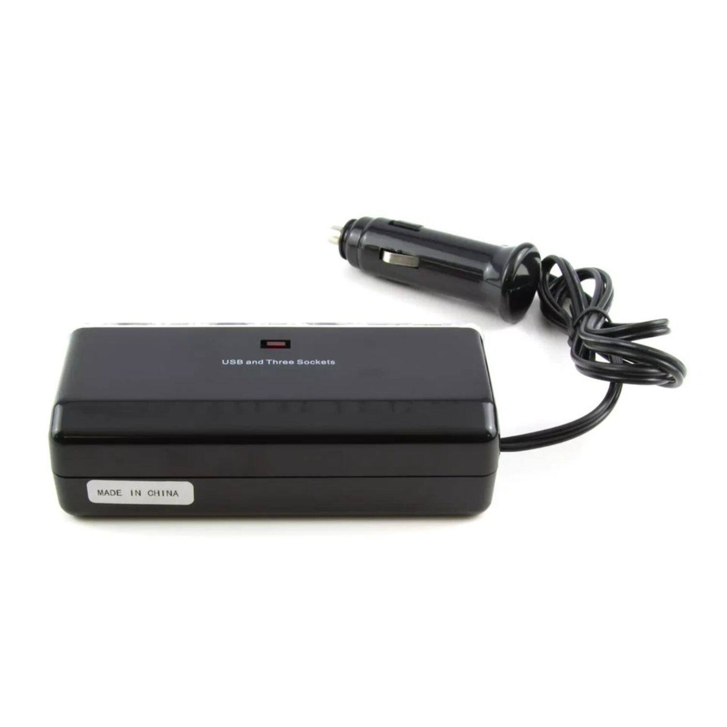 USB and Three Sockets  
MADE IN CHINA