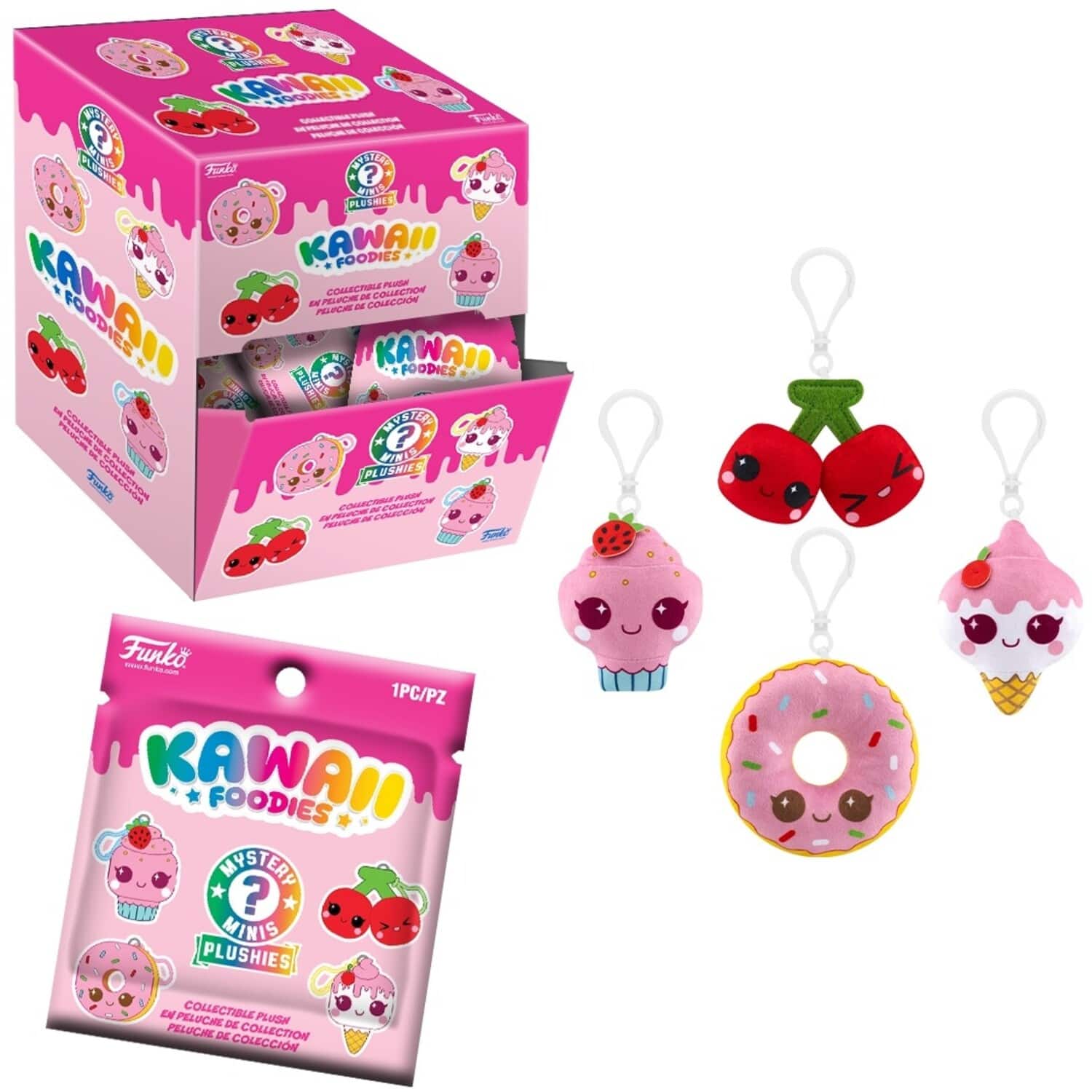 Funko - Plush Keychain: Foodies (One Random Plush Keychain Per Purchase) - COLLECTIBLES - Multicolor