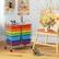 Alt View 1. Gymax - Gymax Office Rolling Cart 12 Storage Drawer Studio Organizer Bins Scrapbook Paper Multicolor - Multicolor.
