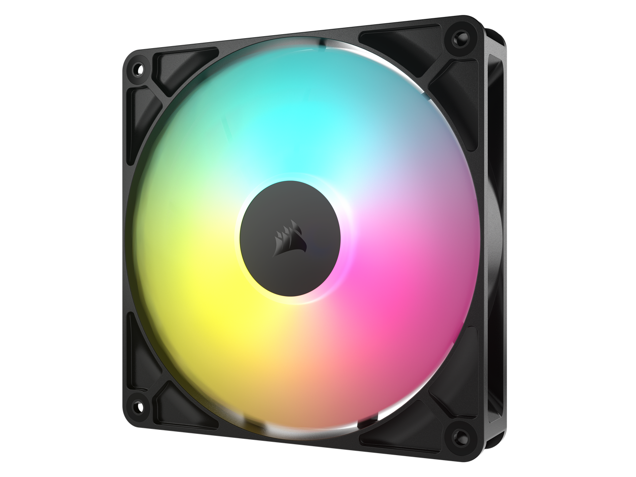 Alt View 4. CORSAIR - CORSAIR RS140 ARGB PWM Fan - Daisy-Chain PWM/ARGB - AirGuide Cooling - Magnetic Bearing - ARGB.