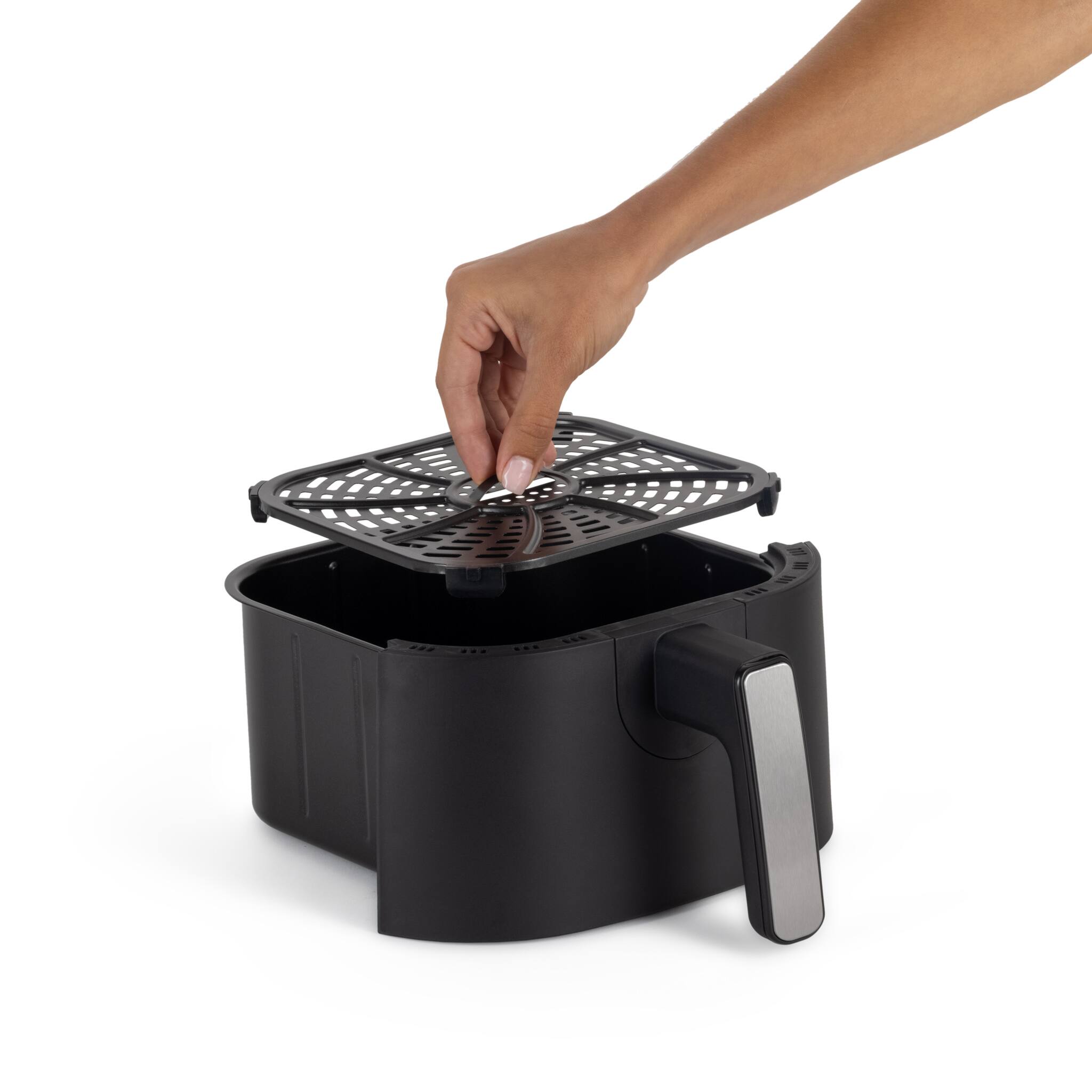 Alt View 1. Bella Pro Series - 4.2-qt. Manual Air Fryer - Black.