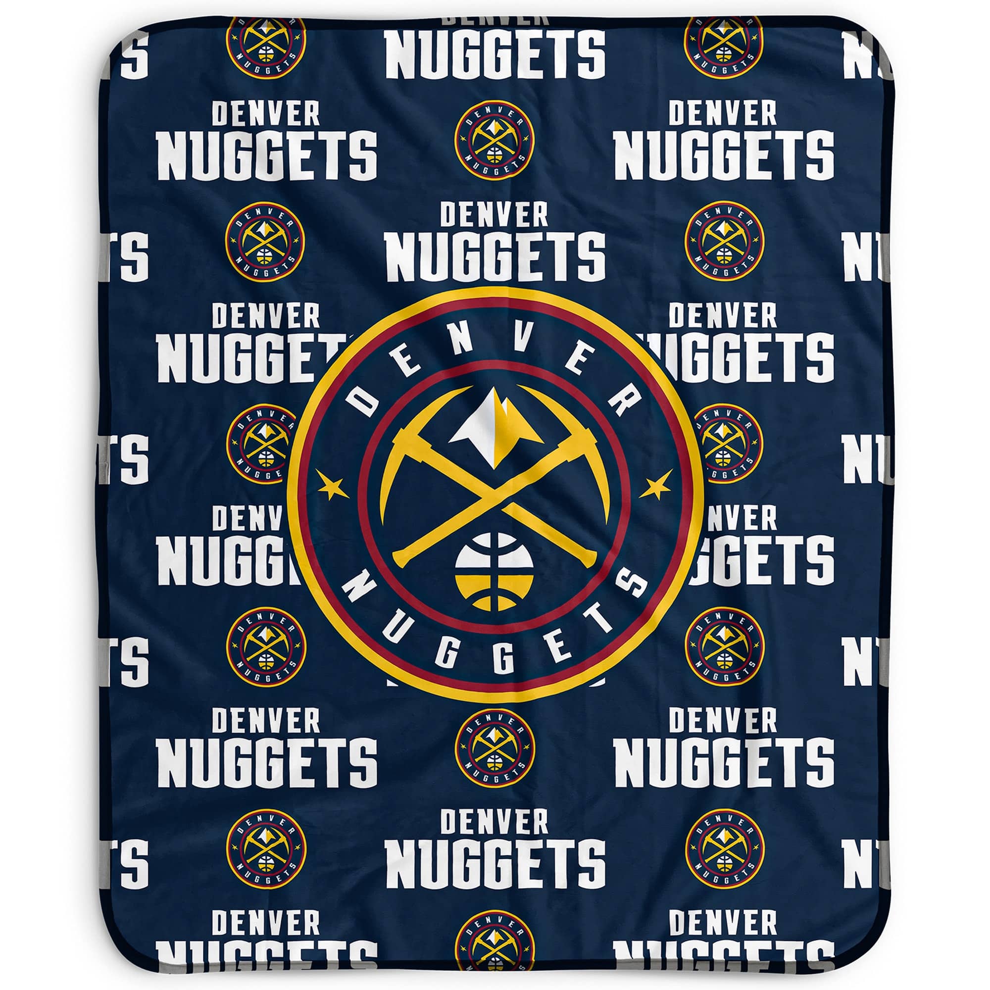 Pegasus - Denver Nuggets 50" x 60" Repeat Wordmark Fleece Blanket - Multicolor