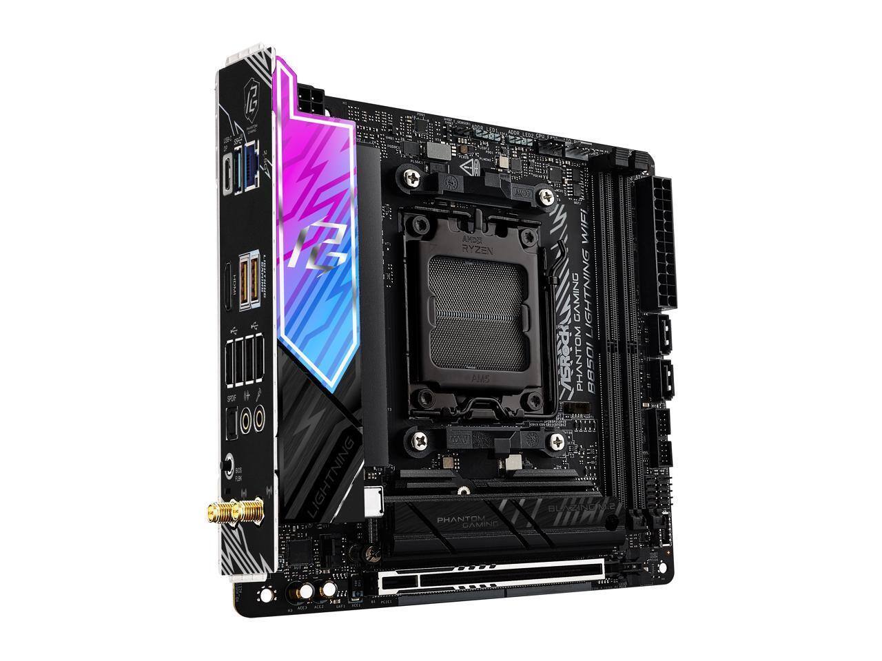 2 1 TI R C TO LIGHTNING A RYZEN AUS G PHANTOM G GAMING WIFI GAMING LIGHTNING POUSY PHANTOM 8850 EE 1ASES BLAANDM