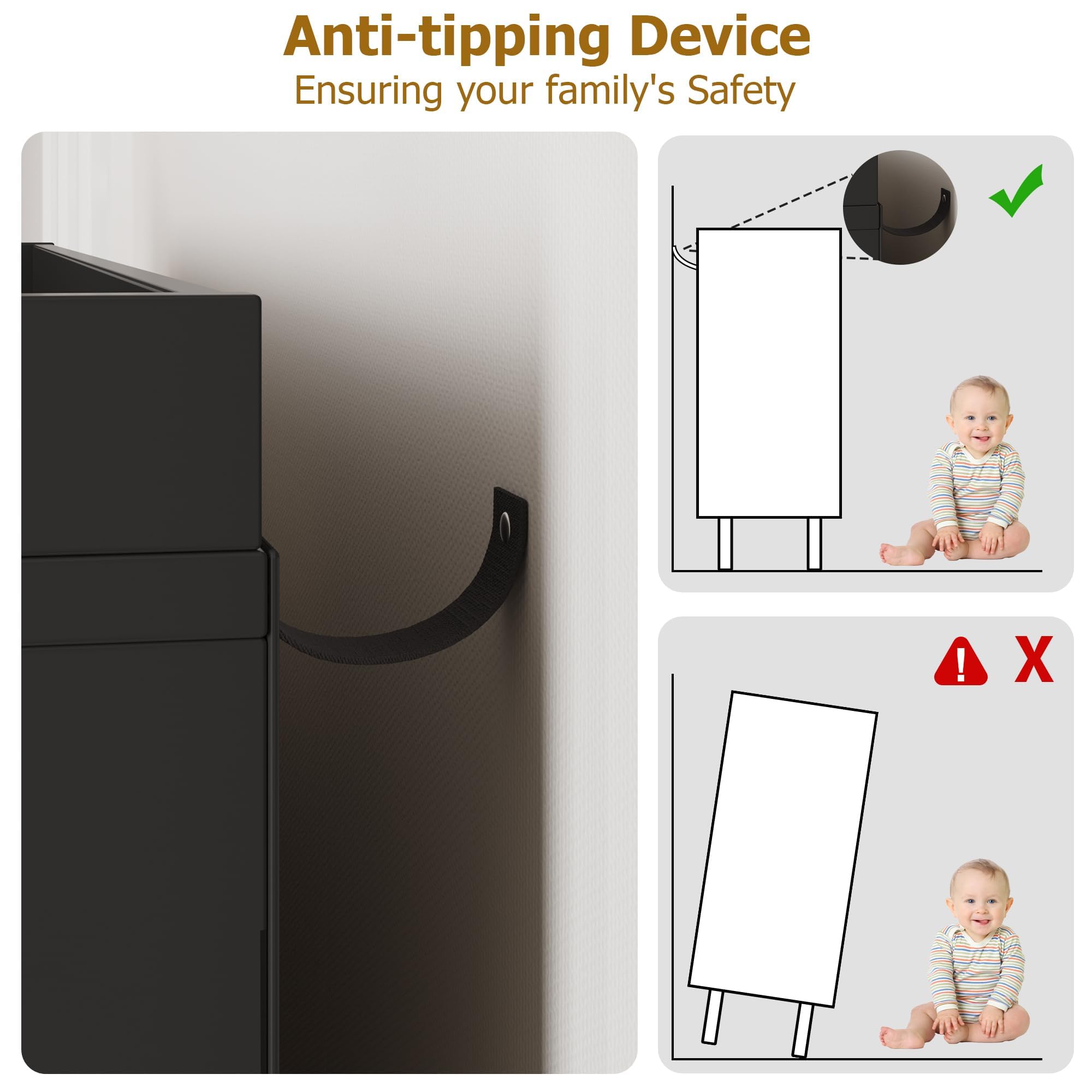 Anti-tipping Device  
Ensuring your family's Safety