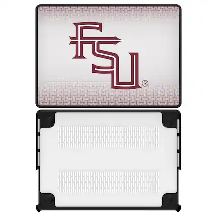 Front. Keyscaper - Florida State Seminoles Linen MacBook Case - Pro 14 in - Multicolor.