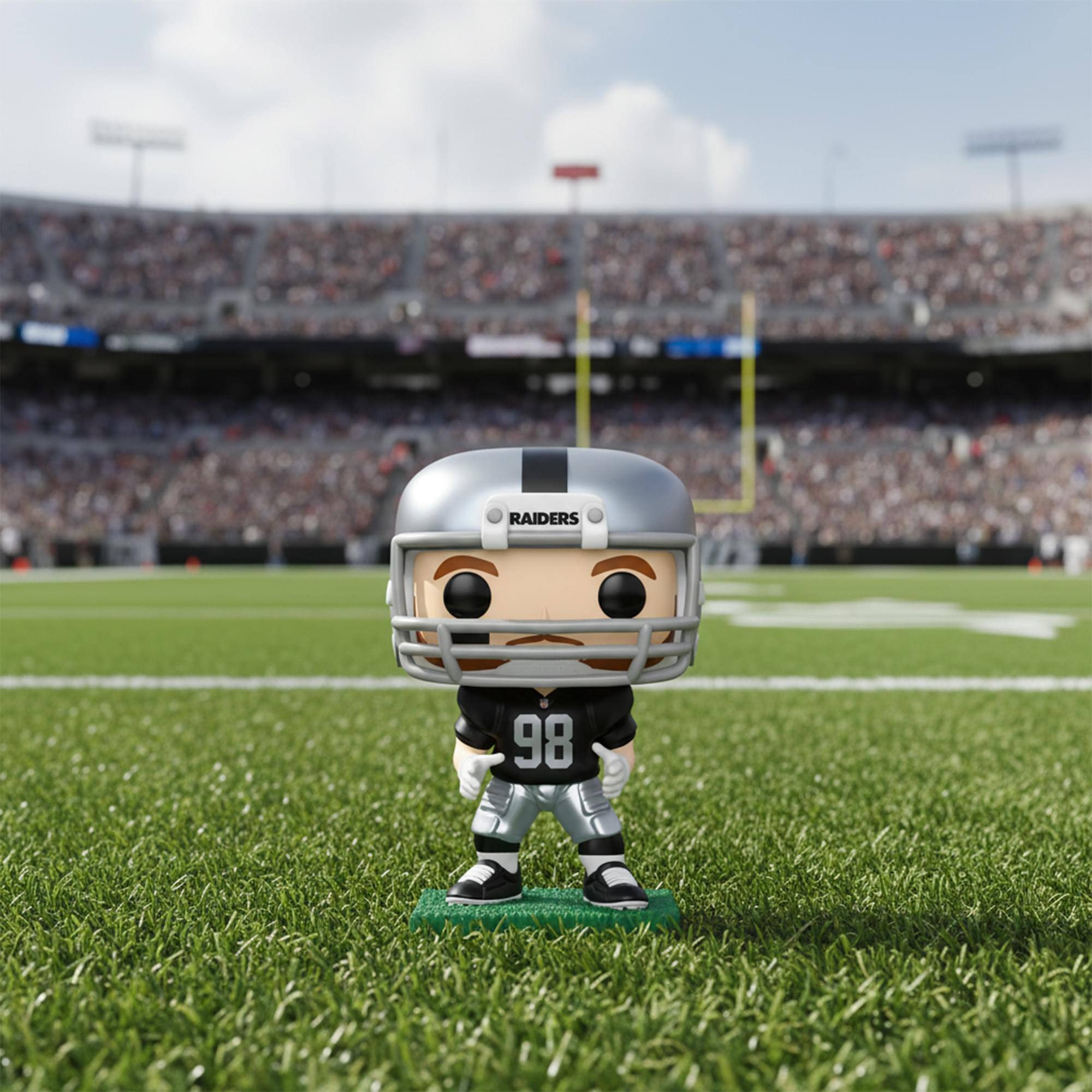 Alt View 3. Funko - Funko Maxx Crosby Las Vegas Raiders Pop! Vinyl Figure - Multicolor.