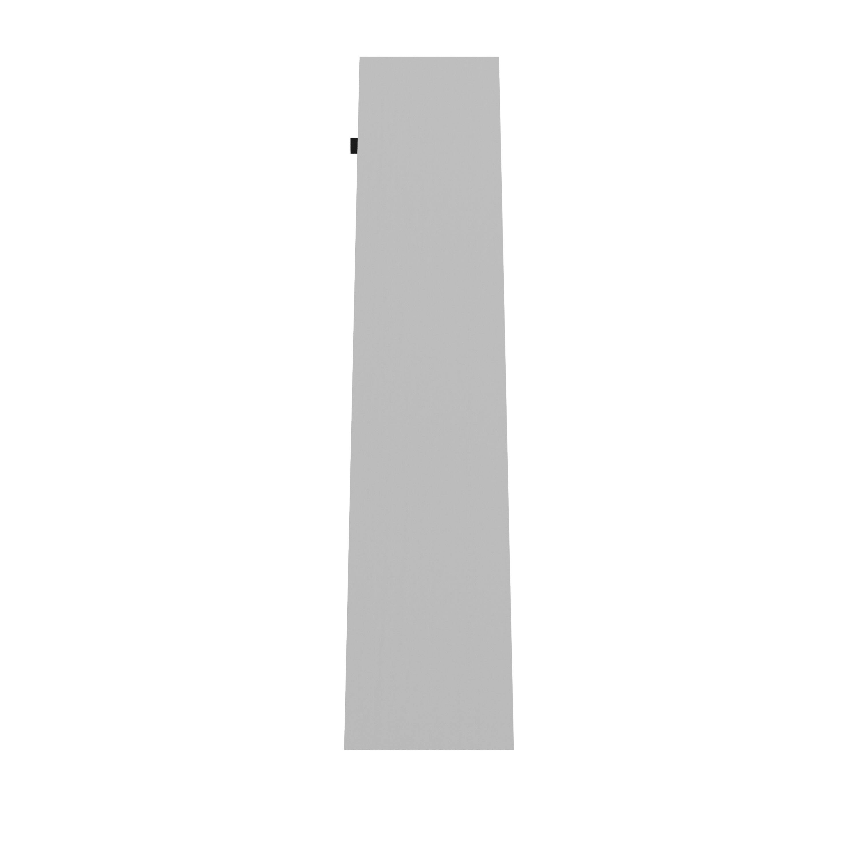 Alt View 8. Emma + Oliver - Norton Rustic Military Flag Shadow Box for 9.5' x 5' American Veteran Burial Flag - Wall Mount or Freestanding - White.
