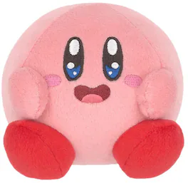 Little Buddy - Nintendo - Kirby's Adventure - Kirby Pink 4" Plush - COLLECTABLES - Multicolor