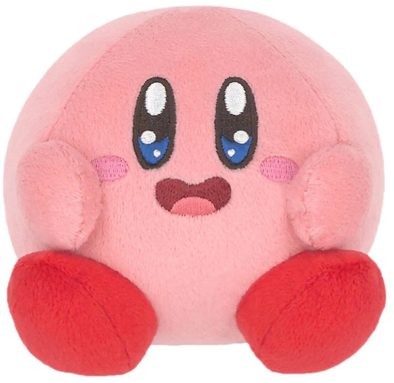Front. Little Buddy - Little Buddy - Nintendo - Kirby's Adventure - Kirby Pink 4" Plush - COLLECTABLES - Multicolor.