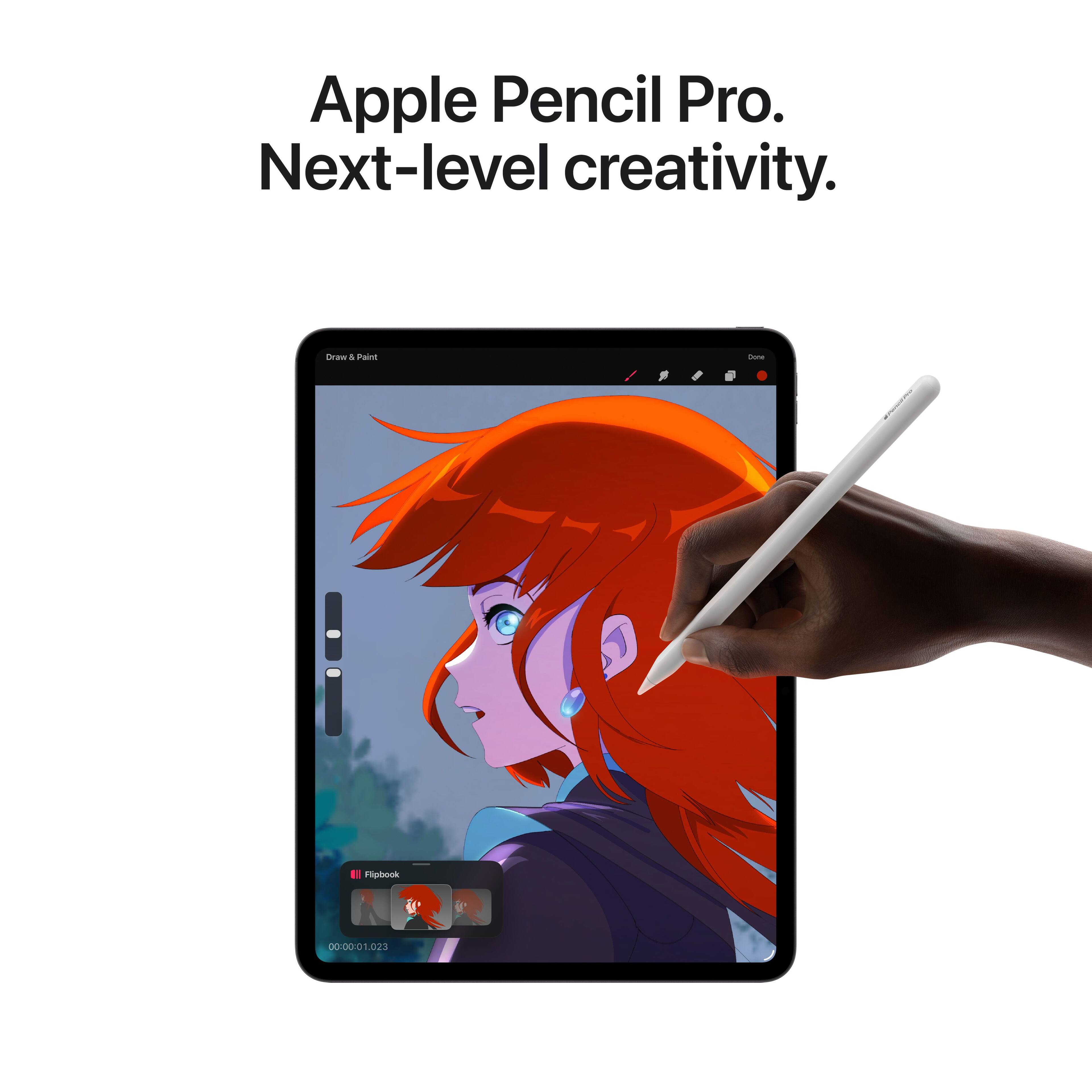 Apple Pencil Pro.  
Next-level creativity.  

Cha 4 Shainn - I Fgbook 00:00-01.023