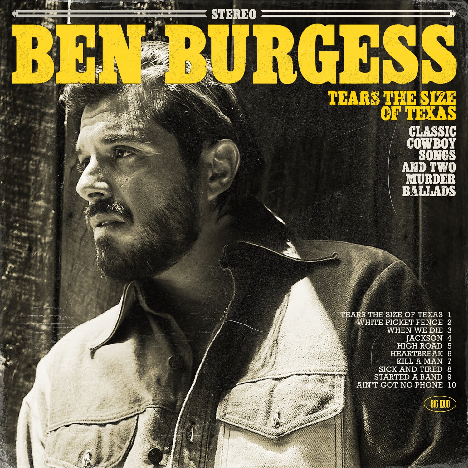 Ben Burgess - Tears the Size of Texas   - VINYL LP price history on PriceWatchPro